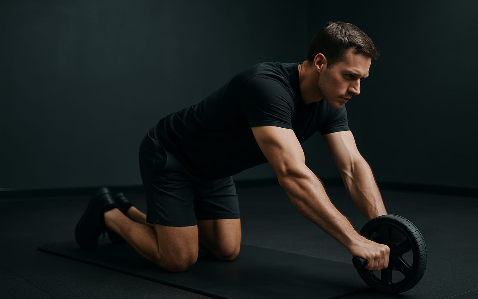Ab Wheel Rollout — working position