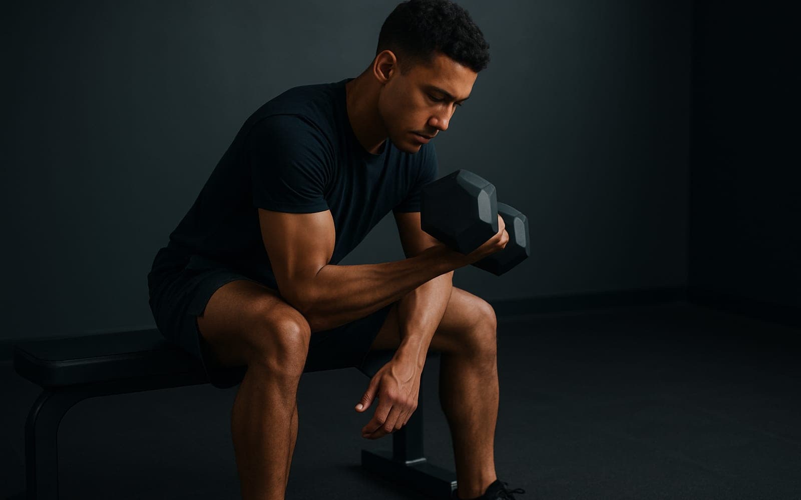 Concentration Curl — working position
