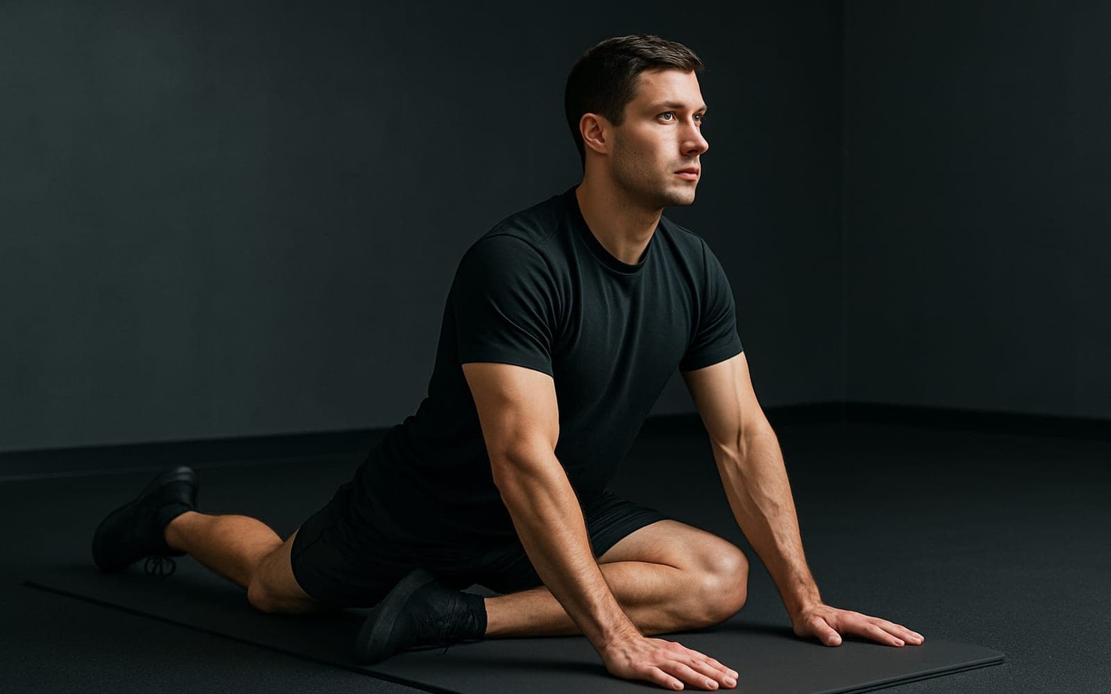 Cooldown Stretch — the working position of the movement