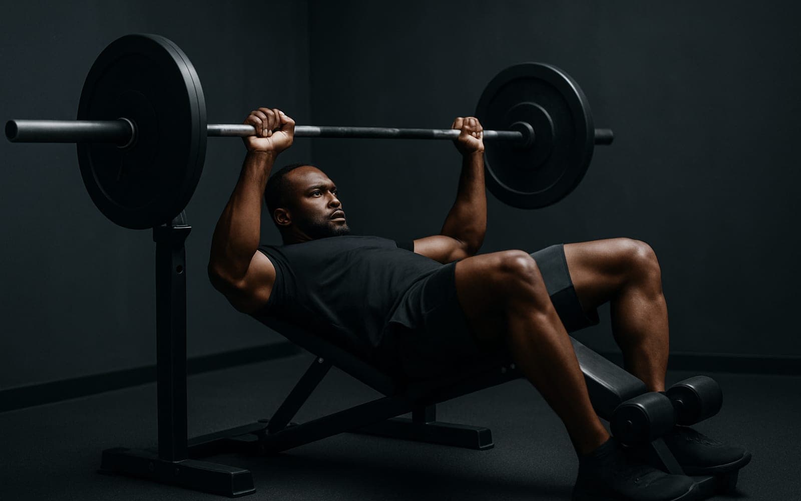 Decline Bench Press — working position