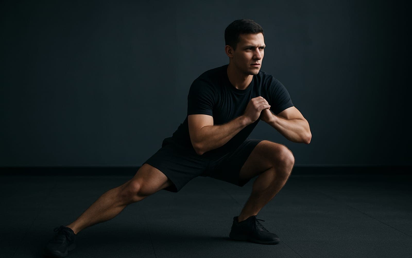Lateral Lunge — working position