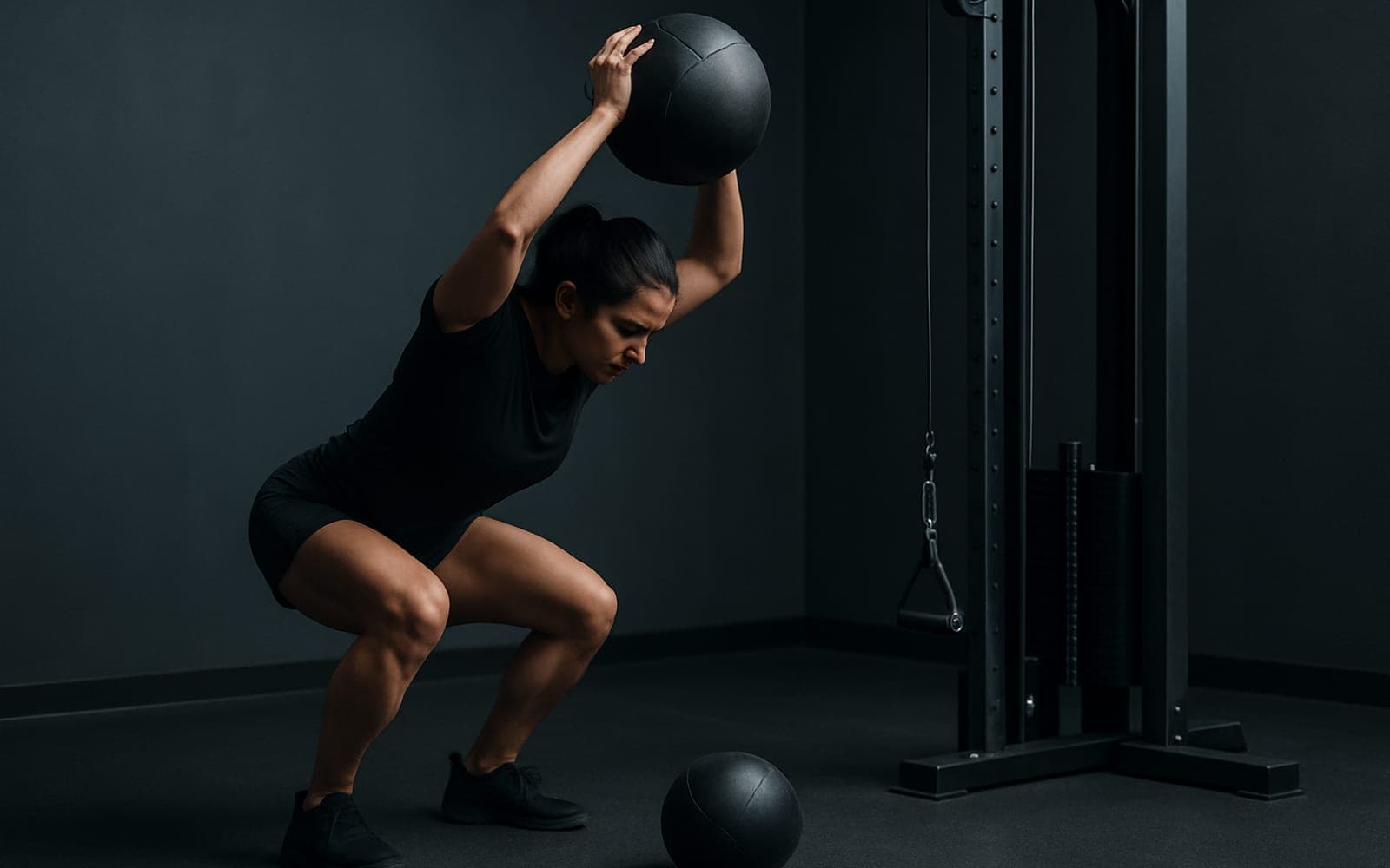 Medicine Ball Slam — working position