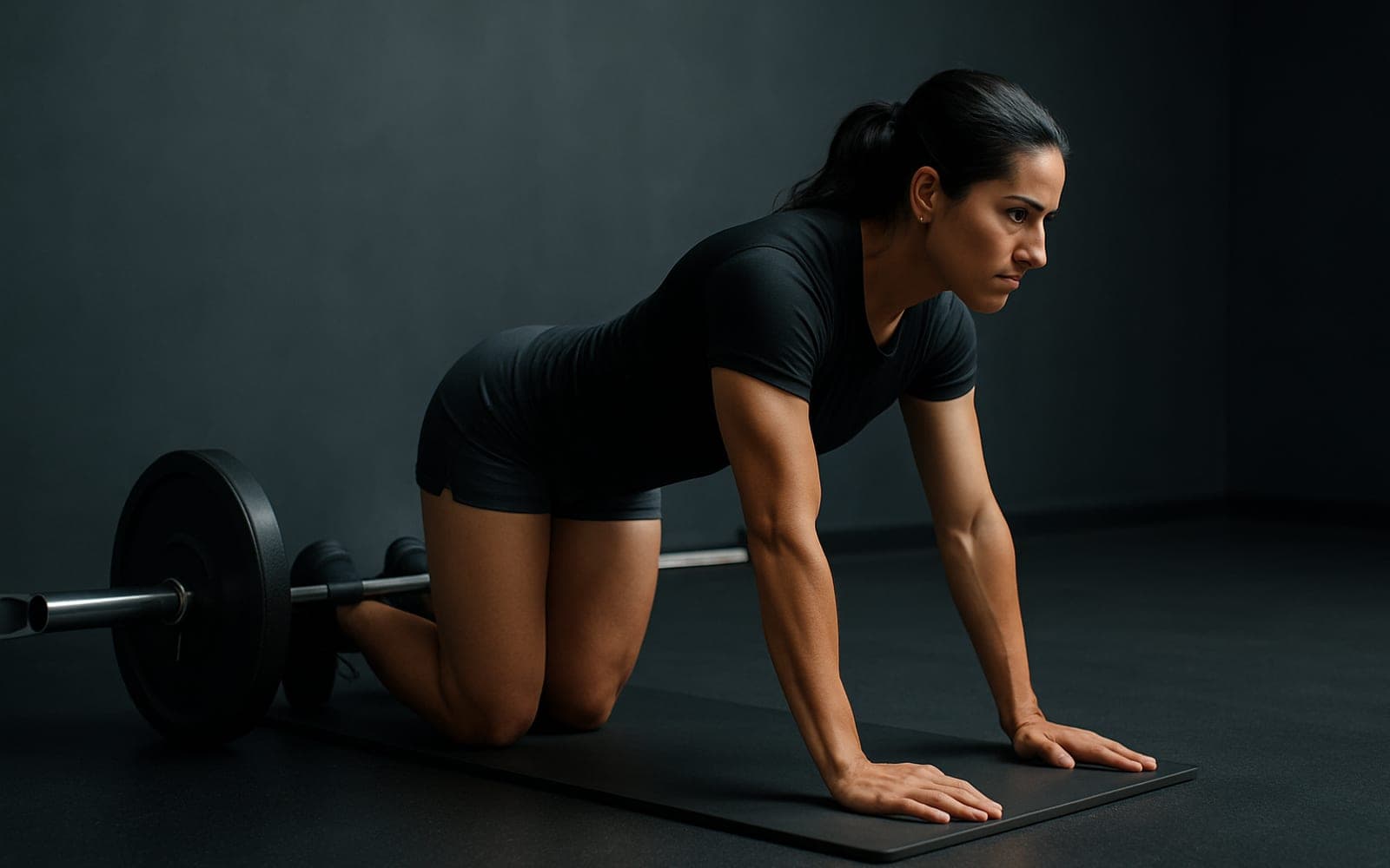 Nordic Hamstring Curl — working position