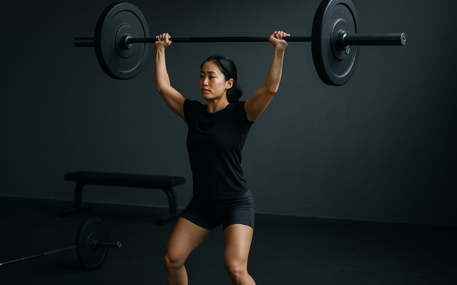 Barbell Overhead Press — working position