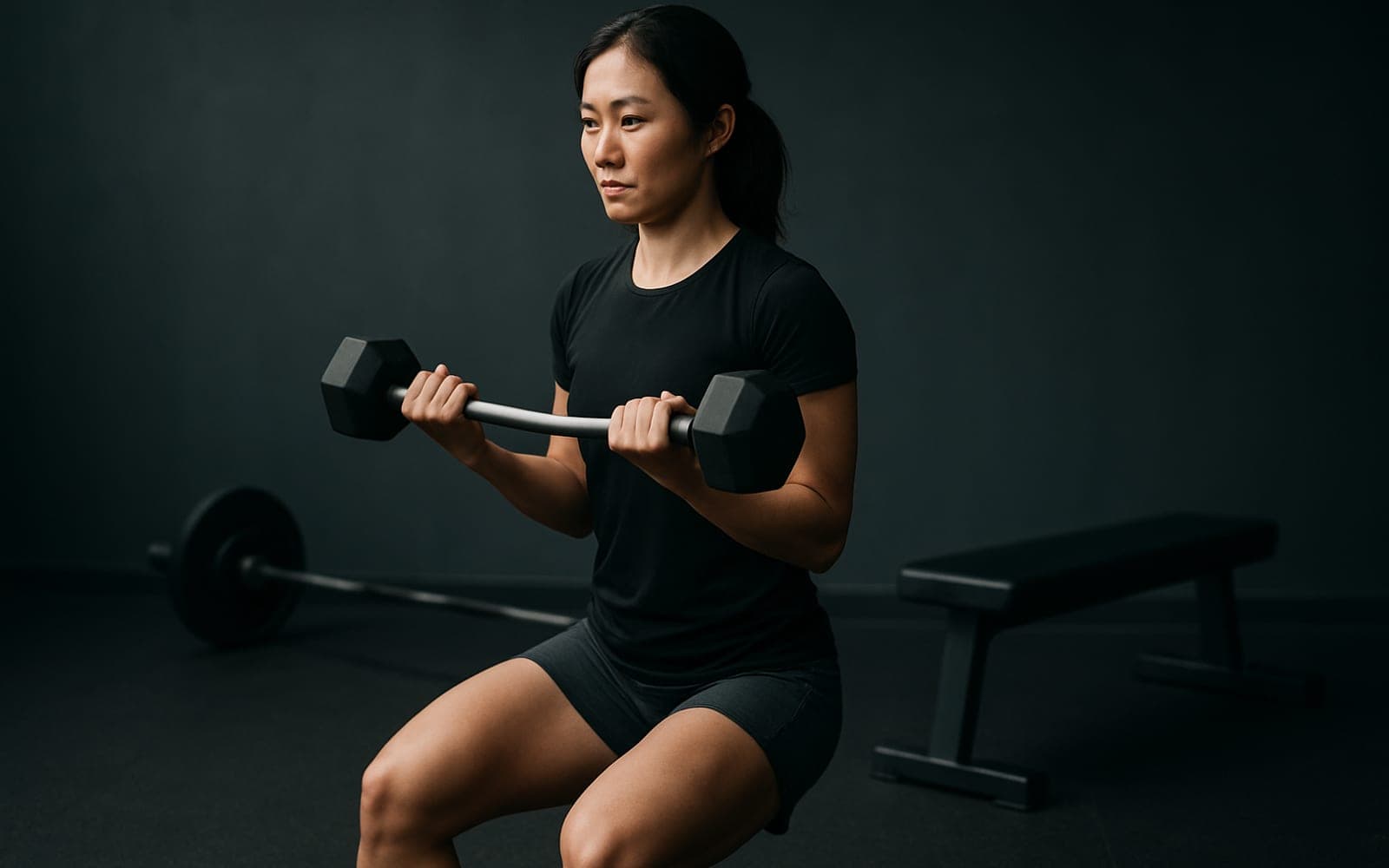 Reverse Curl — working position
