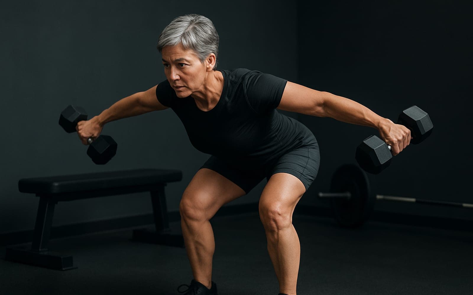 Reverse Fly (Rear Delt Fly) — working position