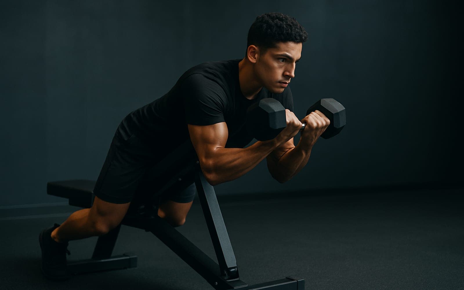 Spider Curl — working position
